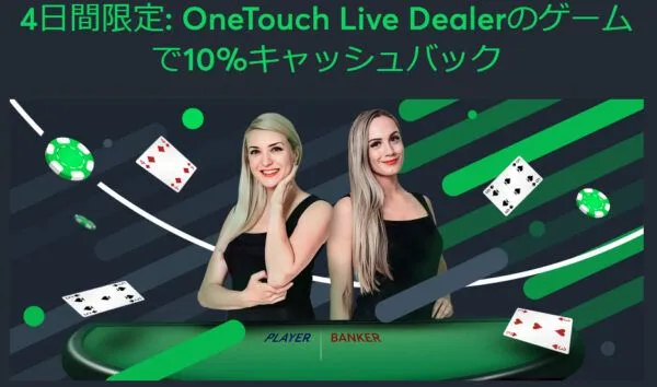コインカジノ 期間限定キャッシュバックキャンペーン